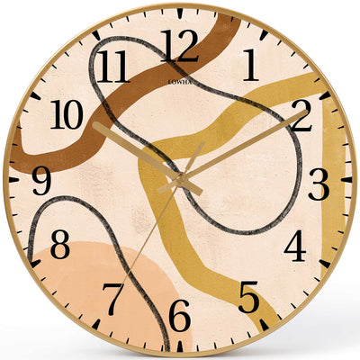 Wall Clock Decorative abstract mix Battery Operated -LWHSWC30G-C391 (6622844059744)