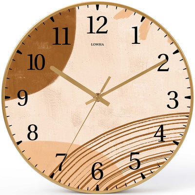 Wall Clock Decorative abstract lines Battery Operated -LWHSWC30G-C393 (6622844125280)