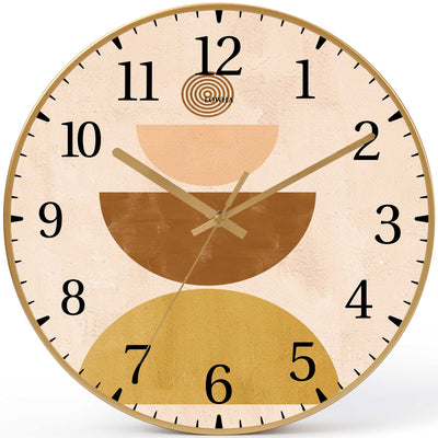 Wall Clock Decorative abstract four Battery Operated -LWHSWC30G-C397 (6622844256352)