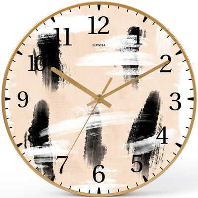 Wall Clock Decorative abstract cool Battery Operated -LWHSWC30G-C399 (6622844321888)