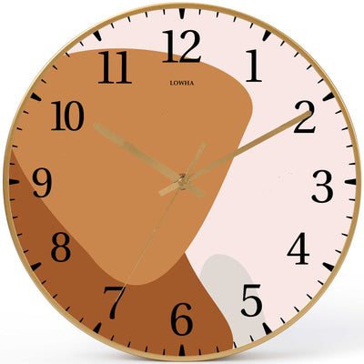 Wall Clock Decorative abstract Battery Operated -LWHSWC30G-C409 (6622844682336)