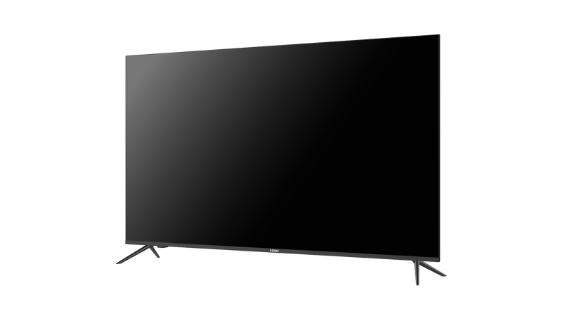 Haier Black 58" TV 4K HDR LED UHD (Android 11.0) (6616825299040)