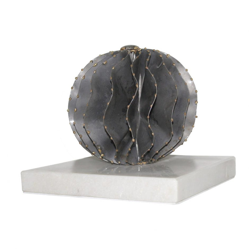 Iron Orb White Marble (4732368191584)