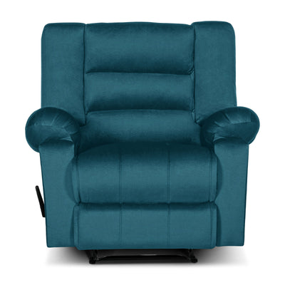 In House Rocking & Rotating Recliner Upholstered Chair with Controllable Back - Turquoise-905155-TU (6613427191904)