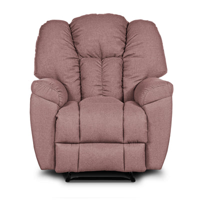 Versace Rocking Recliner Upholstered Chair with Controllable Back - Purple-905169-PU (6613425455200)