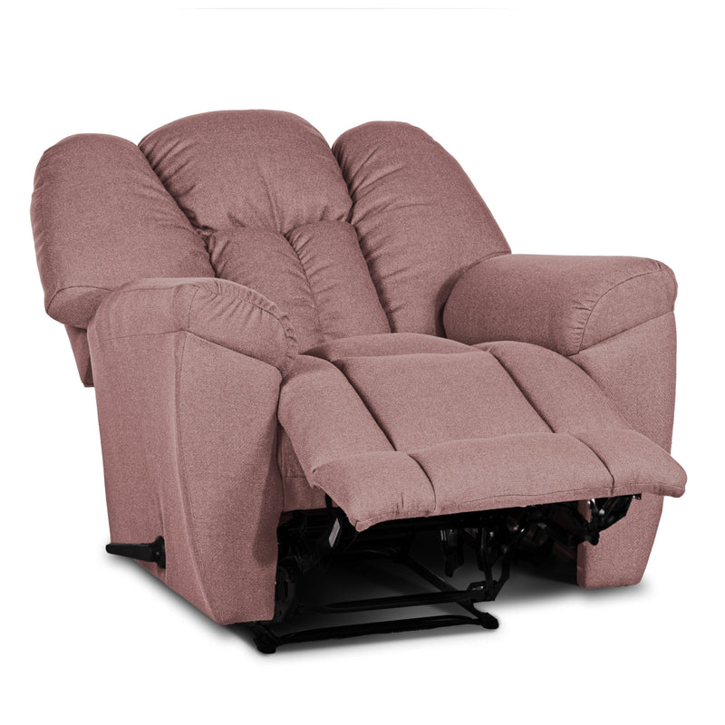 Versace Rocking Recliner Upholstered Chair with Controllable Back - Purple-905169-PU (6613425455200)