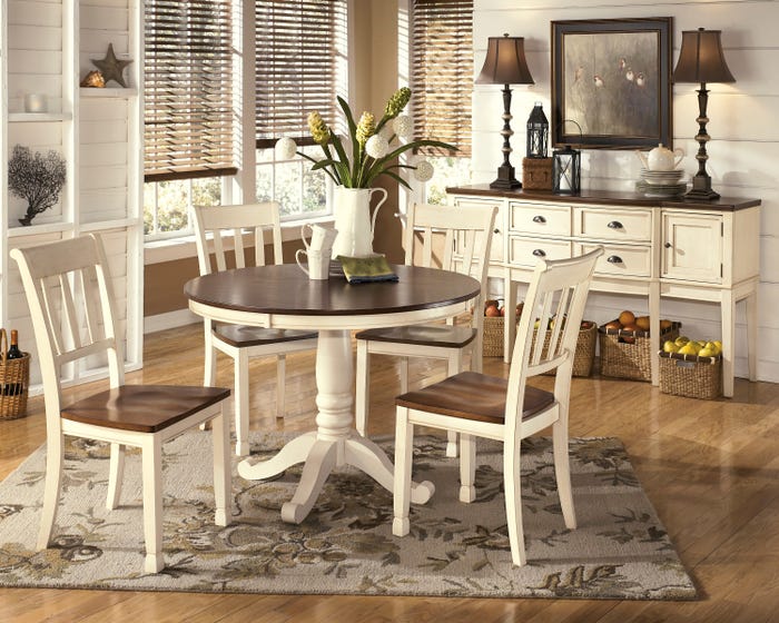 Whitesburg Round Dining Table (4593258922080)