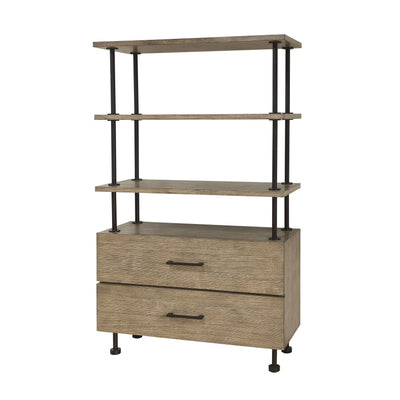 Industrial Two Drawer Etagere (6629783175264)