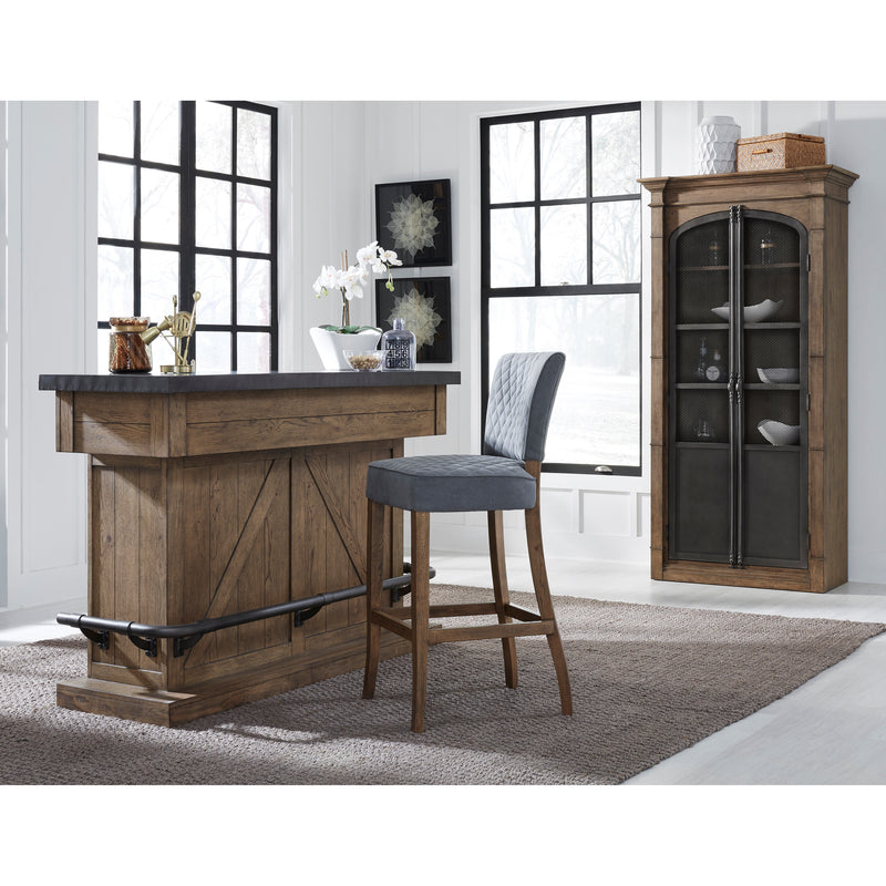 Lt Oak & Metal Top Bar (6629780127840)