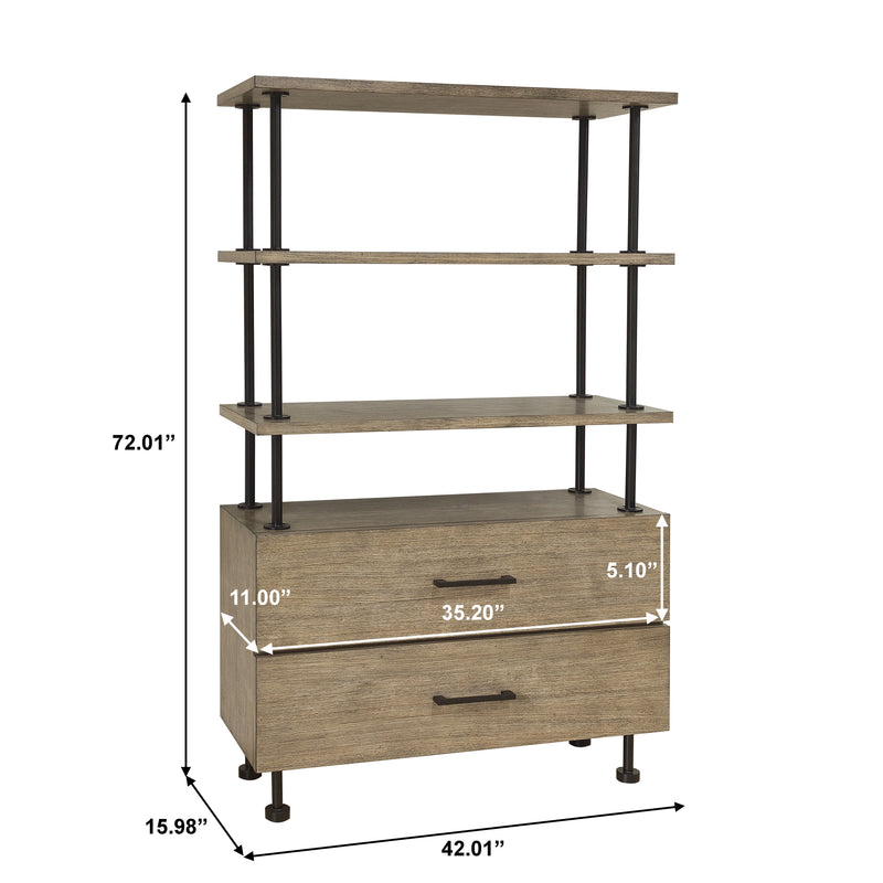 Industrial Two Drawer Etagere (6629783175264)