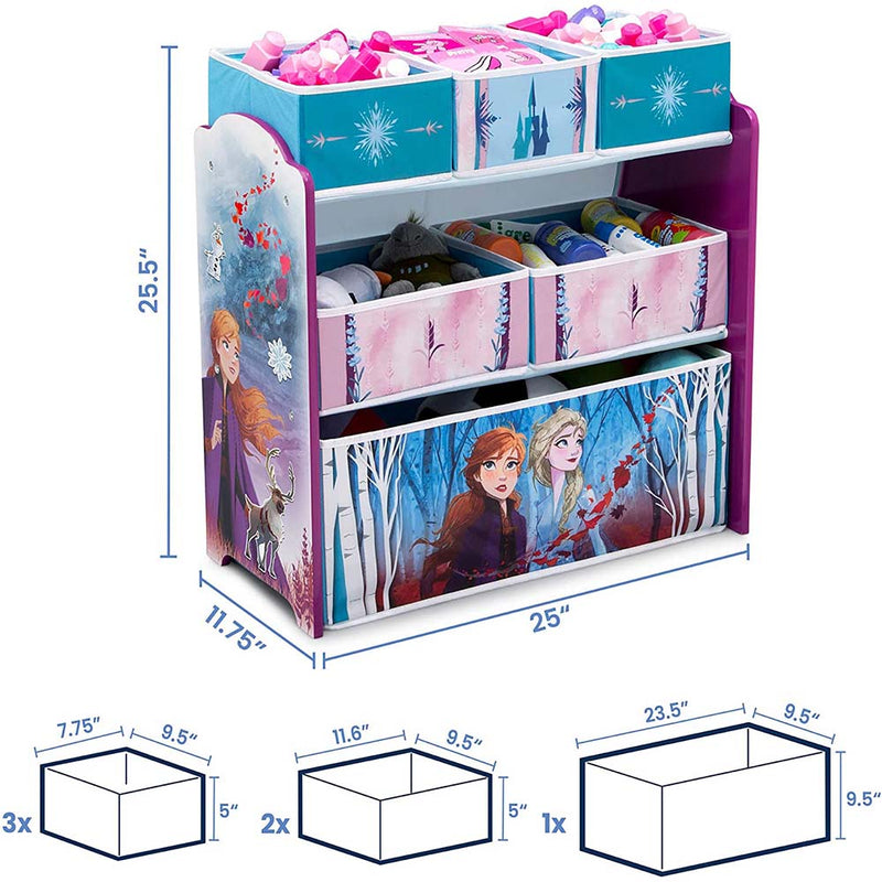 Frozen Multi Bin Toy Organizer (6604687442016)