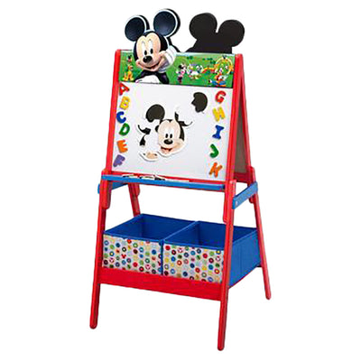 Mickey Mouse Wooden Easel with Storage (6604688130144)