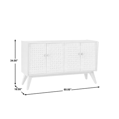 Seagrass Four Door Console (6629779275872)