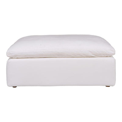 Clay Ottoman Livesmart Fabric Cream - Al Rugaib Furniture (4583261896800)