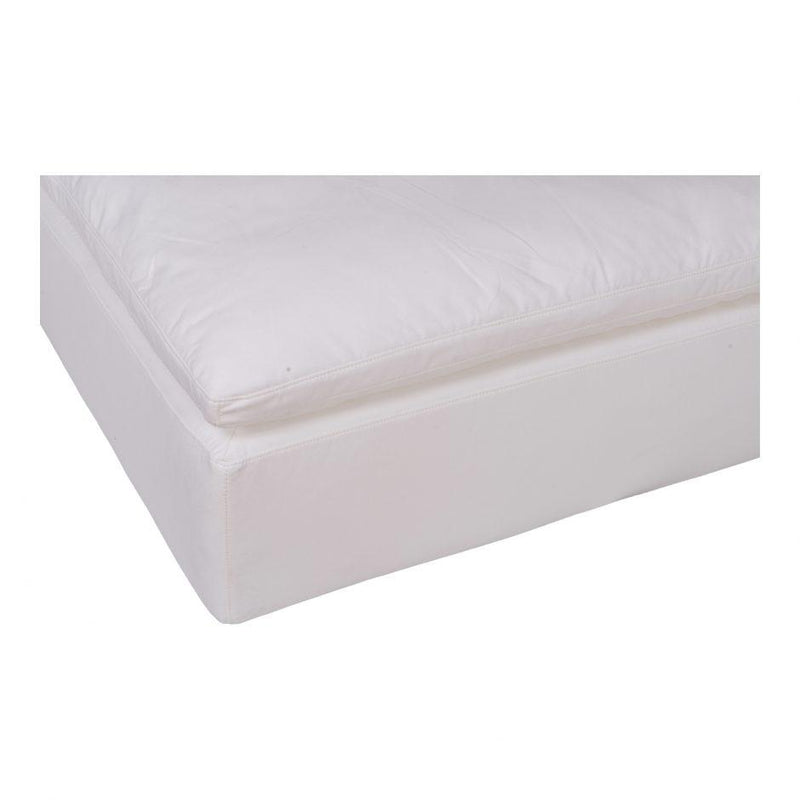 Clay Ottoman Livesmart Fabric Cream - Al Rugaib Furniture (4583261896800)